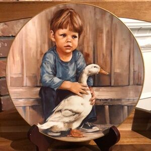Vintage Decorative  Collector Plate “A Child’s World” - Freddie - by Leo Jansen